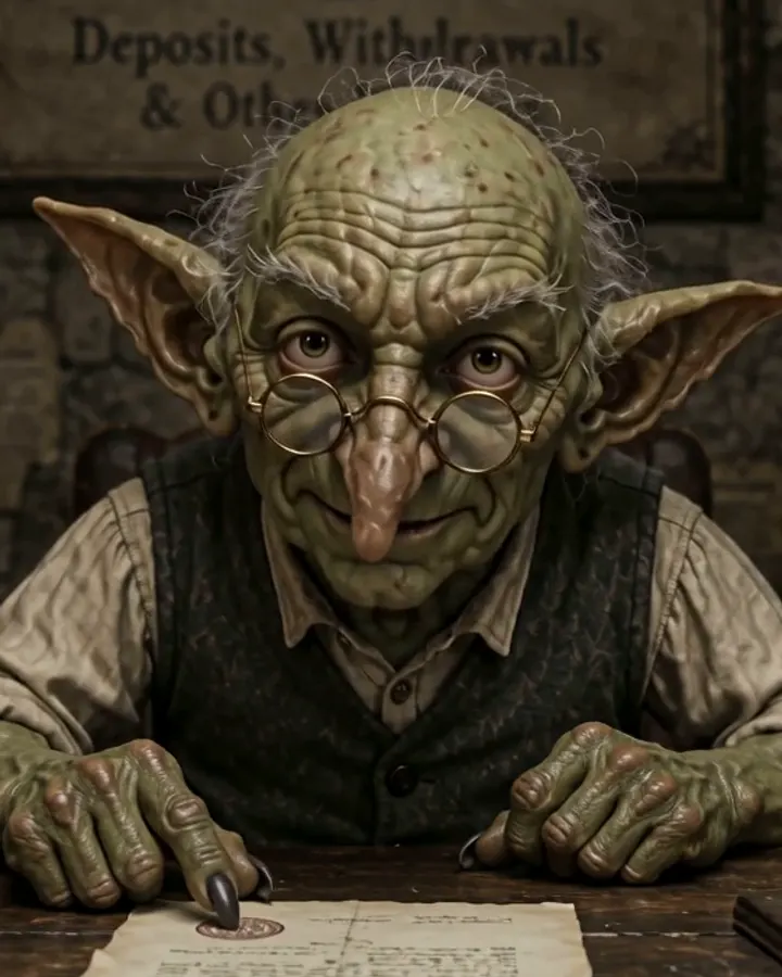 The Goblin Clerk — casting plate